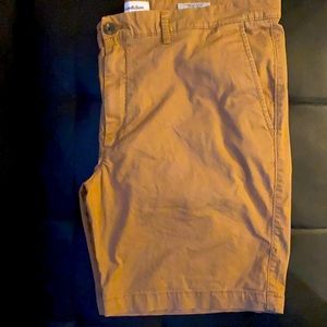 Tan cargo shorts